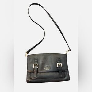 NWOT Kate Spade New York Allen Street Neil Black Leather Classic Crossbody Bag